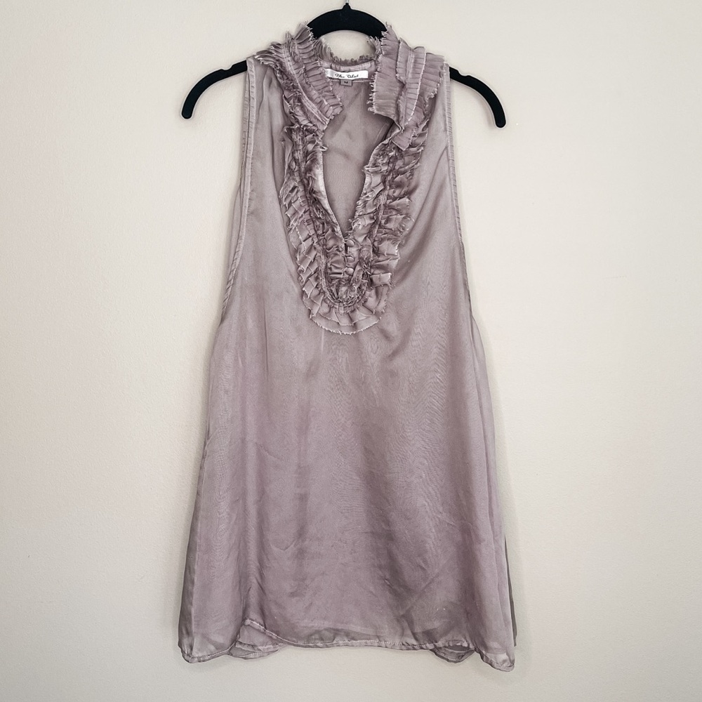 Blue Velvet Sheet Tunic Tank Racerback